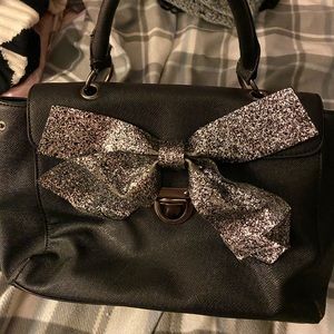Apt 9 glitter bow purse